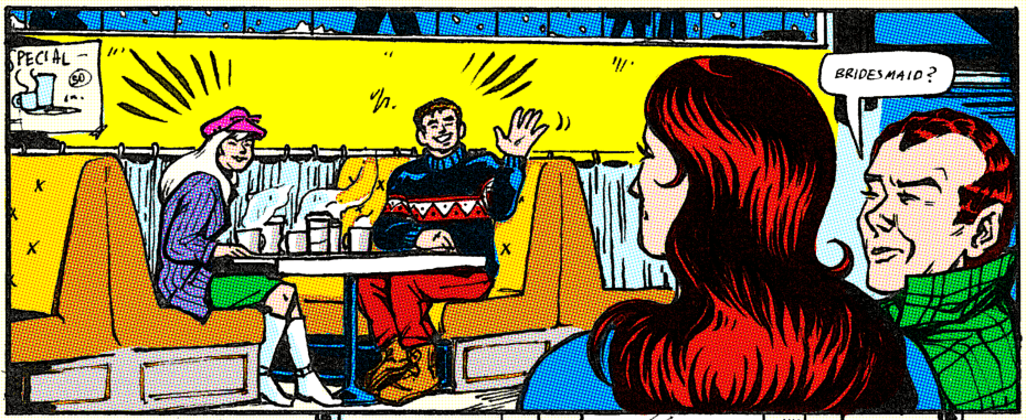 Halftone dots applied to above image. Colors are preserved exactly and dots are very bright.