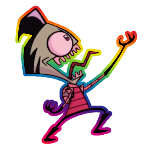 Zim cackles at you, puny human.